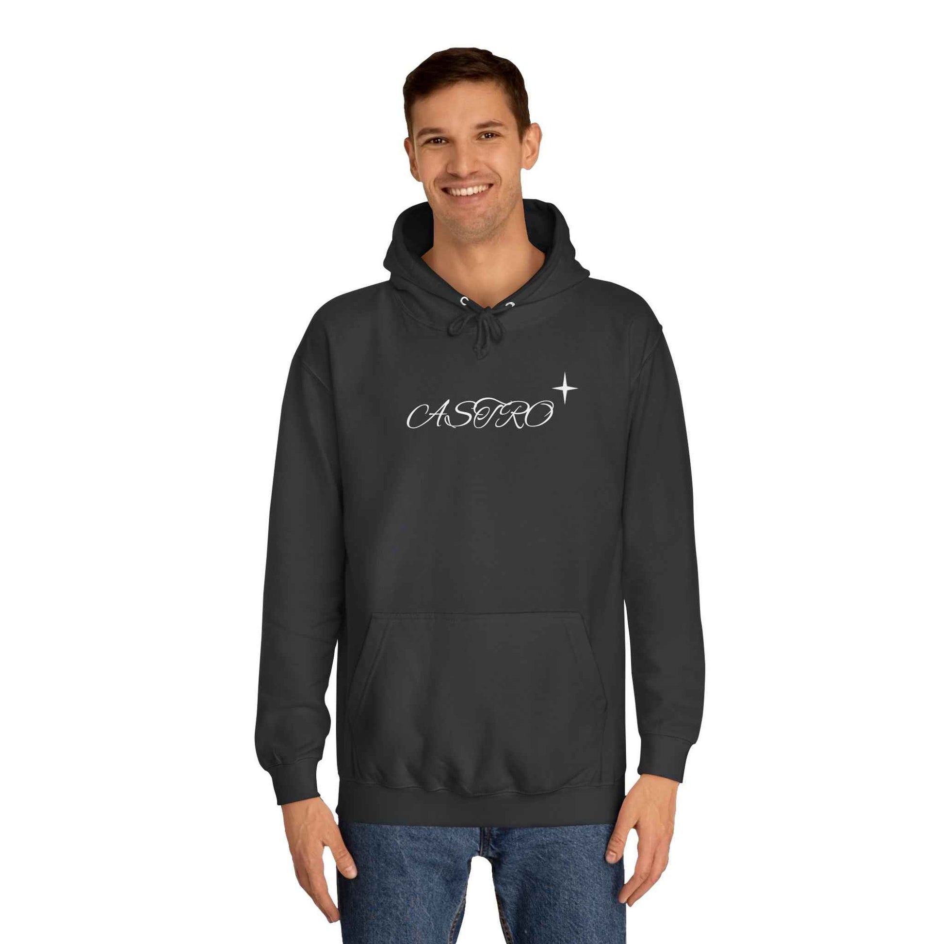 Astro Hoodie — Minimal Star Graphic College Pullover