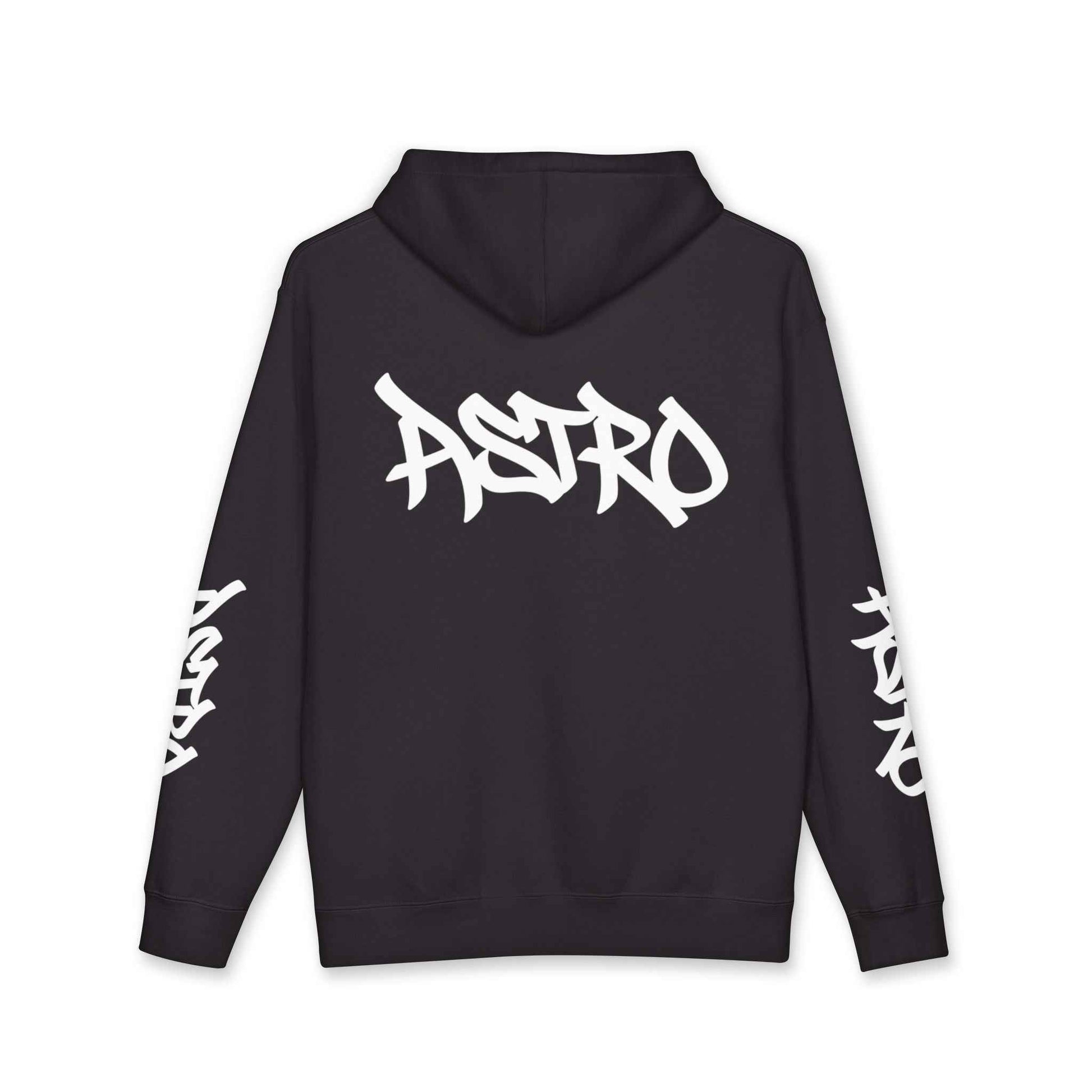 Astro Graffiti Hoodie — White Streetwear Pullover
