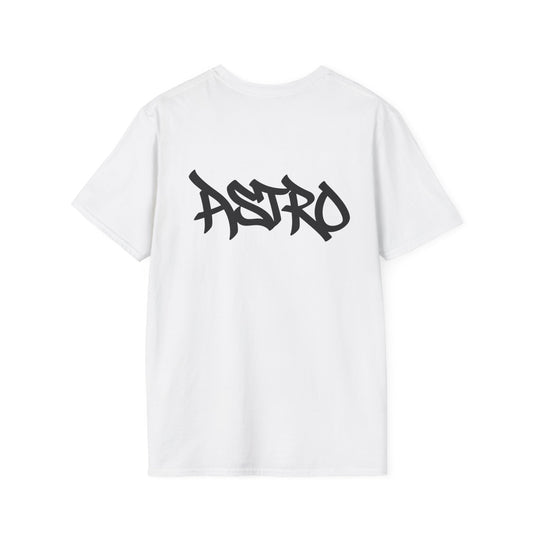 Astro Graffiti T‑Shirt — Minimal Streetwear Logo Tee