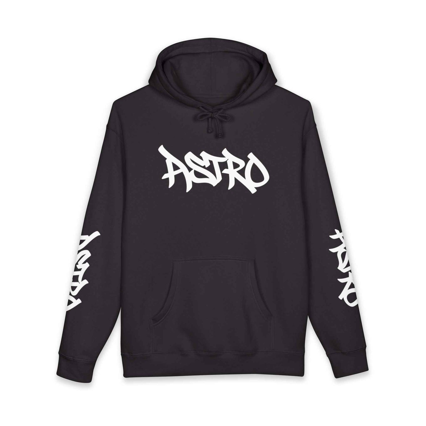 Astro Graffiti Hoodie — White Streetwear Pullover