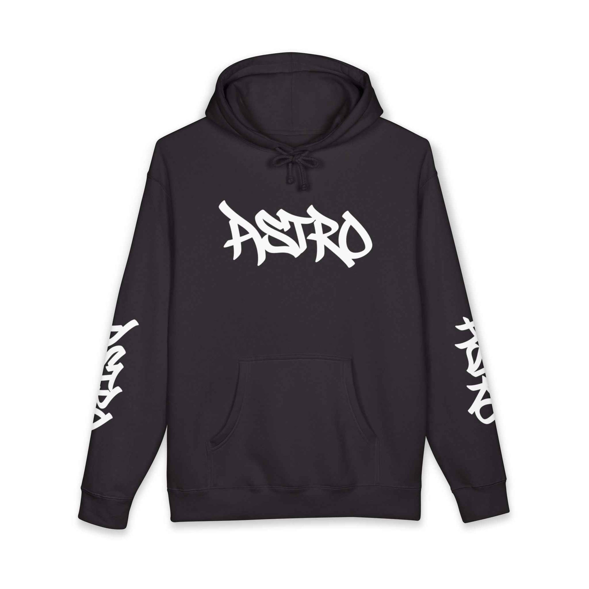 Astro Graffiti Hoodie — White Streetwear Pullover
